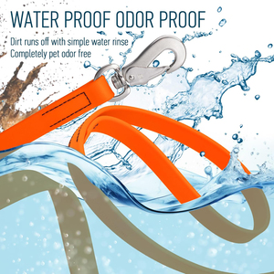 Accessoires élégants pour animaux de compagnie Laisses de chien à poignée confortable imperméable Laisses de chien en PVC colorées personnalisées et crochet solide - Product Image 5