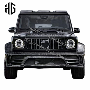 สปอยเลอร์หลังคาคาร์บอนไฟเบอร์ดัดแปลงเป็น B สไตล์ B สปอยเลอร์ปีกหลังด้านหน้าพร้อมไฟ LED สำหรับ W464 W463 G500 G63 MSY MSY G55 - Product Image 2