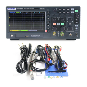 Oscilloscope numérique Hantek DSO2D10, bande passante 100 MHz, 2 canaux, 1 GSa/s, profondeur de mémoire 8 Mo, générateur de forme d'onde 1 canal, écran TFT 7 pouces - Product Image 1