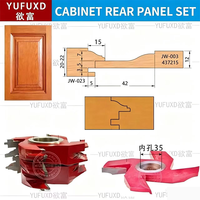 YUFU Herramienta combinada de cuchilla para carpintería de metal duro, para fresado de tenones, sin recubrimiento, OEM personalizable para grabado