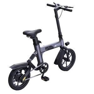 Bicicleta Eléctrica Plegable de Aluminio Personalizada OEM de Fábrica con Batería de Litio Desmontable de 36V, 16 Pulgadas, Modelo T1C3 - Product Image 1
