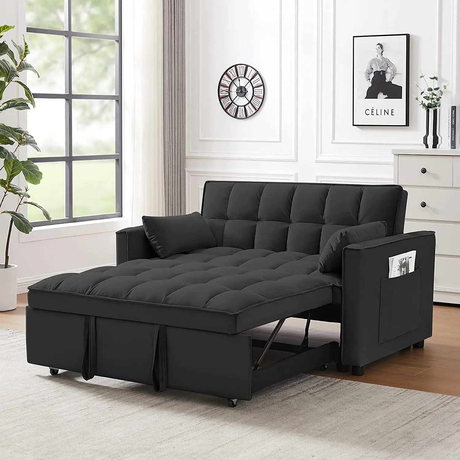 New Hot Sales Einfache Couch Platz sparen Wohnzimmer Sofas Modern Sleeper Klapp sofa Cum Bed Möbel