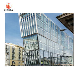 Pareti divisorie in alluminio di vetro, costo di costruzione Per metro quadrato-preventivo del sistema di facciata in vetro in alluminio - Product Image 6