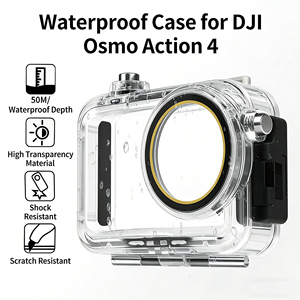 Waterproof Underwater Diving Housing Cover for DJI OSMO Action 4 Protection Shell Box Sport <b>Camera</b> Accessories for Action 5pro - Product Image 6