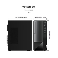 Ordinateur de bureau professionnel et de jeu Lenovo T4900K avec processeur I5-14400F, 16 Go de RAM, 512 Go de SSD, GT730-4G