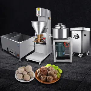 meatball production line meat stuffing mixer beef meatball molding forming machine