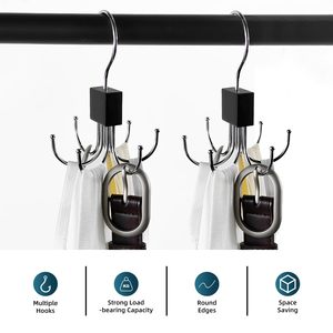 Nuevo Gancho Metálico Giratorio Multifuncional de 6 Garras para Colgar Bolsos, Cinturones y Sujetadores - Product Image 3