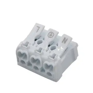 3P 380V 25A Pluggable Quick Fast Connect Led Power Wire Terminal Blocks