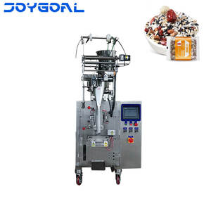 Machine d'emballage verticale VFFS pour sachets de type coussin, système d'enroulement horizontal pour snacks, chips, biscuits, bonbons, aliments, facile à utiliser - Product Image 1