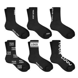 Fabricación de calcetines personalizados de fábrica con su propio logotipo de marca de diseño y etiquetas personalizadas embalaje fabricante profesional de alta calidad
