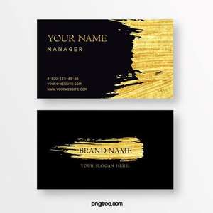 Kartu nama bisnis cetak digital untuk promosi kantor, dengan teknik percetakan high-end custom fancy gold foil UV letterpress offset screen. - Product Image 5