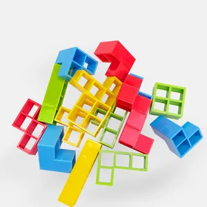 EASTOMMY строительные блоки настольная игра детская игрушка для концентрации детей взрослых, русские строительные блоки
