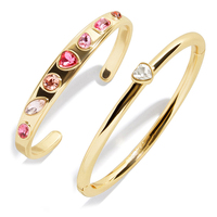 Gemnel Bijoux à la mode et polyvalents en argent sterling 925, combinaison libre de bracelets