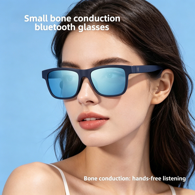2026 new Generation Bone Conduction for Glasses Smart Headset Voice Assistant Business Sports Call Polarized