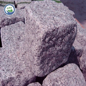 Đá Granite Đá Cuội Xếp Hình Ngoài Trời Thiết Kế Mới Đá Granite Xếp Hình Khối Đá Cuội Xếp Hình Cổ Khối Đá Granite Đỏ - Product Image 5