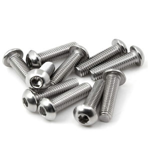 # 2 # 4 # 6 # 8 # 10 ANSI ASME B18.3BT UNC UNF Imperial Edelstahl A2 Innensechskant-Halbrundkopfschrauben Allen-Innensechskant-Halbrundkopfbolzen - Product Image 3