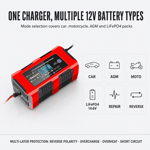 <span class=keywords><strong>Chargeur</strong></span> <span class=keywords><strong>de</strong></span> <span class=keywords><strong>batterie</strong></span> <span class=keywords><strong>de</strong></span> voiture 12V 6A <span class=keywords><strong>avec</strong></span> démarreur <span class=keywords><strong>de</strong></span> secours et alimentation d'urgence pour distributeurs <span class=keywords><strong>de</strong></span> pièces automobiles et exportateurs - Product Image 4