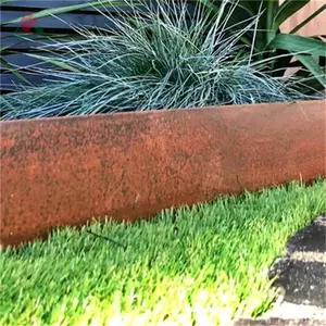 Garden Edging Border Fence Decorative Corten Steel Edge Garden Border Fence Lawn Edging