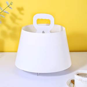 ชั้นวางเค้กกระดาษแข็งแบบพกพาสำหรับงานเลี้ยงน้ำชายามบ่าย พร้อมกล่องบรรจุภัณฑ์แบบมีหูหิ้ว ชั้นวางขนมหลายชั้น - Product Image 6