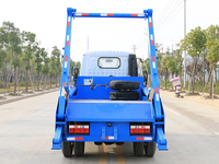 Offre Spéciale 10m3 crochet ascenseur conteneur chargeur arrière bras rouleau camion à ordures manuel Diesel transfert ordures camion noyau moteur composant