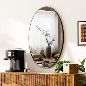 Elegante <span class=keywords><strong>Espejo</strong></span> Ovalado <span class=keywords><strong>para</strong></span> Baño con Marco de Metal Dorado, <span class=keywords><strong>Espejo</strong></span> de Vanidad Montado <span class=keywords><strong>en</strong></span> <span class=keywords><strong>la</strong></span> Pared <span class=keywords><strong>para</strong></span> Decoración del Hogar - Product Image 3