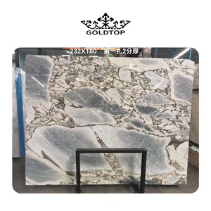 Dalles polies en marbre bleu galaxie pour comptoirs Vanity Top Kitchen Island Bar Table à manger Table basse Carrelage de sol Panneau mural - Product Image 2