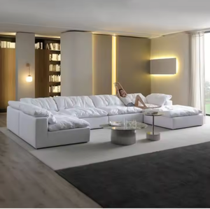 ชุดโซฟาผ้ารูปตัวยู Dareko Luxury White Down แบบโมดูลาร์ บรรจุในกล่อง สำหรับเฟอร์นิเจอร์ห้องนั่งเล่น - Product Image 2