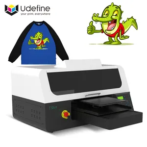 Udefiny Single Panel Dtg Impresora 17Inch T Shirts Doek Machine Voor Diy Kledingstukken Afdrukken