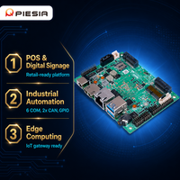 PRM-7610A SBC Industrial sin Ventilador de 3.5'' con Wildcat Lake, 6 COM, LAN Dual de 2.5G, Amplio Rango de Temperatura, DC 9-36V para Automatización