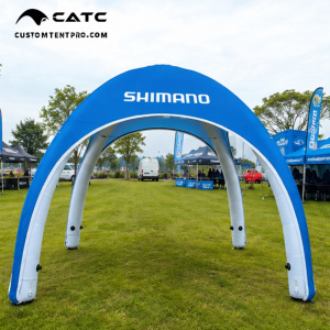 Tente gonflable hermétique personnalisée CATC |   Dôme d'événement de marque SHIMANO Style |   Pavillon d'activités de plein air pour démonstration de cyclisme |   <span class=keywords><strong>Pompe</strong></span> électrique - Product Image 1