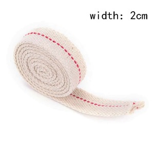 Mèche en coton plate solide de 1 m * 2 cm <span class=keywords><strong>pour</strong></span> brûleur à kérosène, poêle, éclairage, lanterne, fabrication de lampes à huile, accessoire de bricolage - Product Image 3