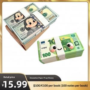 Lot de 10 billets factices de <span class=keywords><strong>dollars</strong></span> américains et d'<span class=keywords><strong>euros</strong></span> pour la pratique, les tournages de films et de séries télévisées, et la formation <span class=keywords><strong>en</strong></span> comptabilité (comptage de billets) - Product Image 2