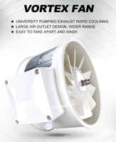 Ventilateur centrifuge en plastique pour la maison, haute efficacité, v, extracteur d'aspiration d'air, Ventilation centrifuge à débit mixte