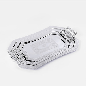Nouveau plateau de fruits en acier inoxydable sculpté en or pour café <span class=keywords><strong>Restaurant</strong></span> occidental pour Dessert pâtisserie affichage décor à la maison cadeau de mariage fête - Product Image 3