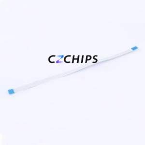 HX FFC-1.0-6P-200mm FFC Cable (Flexible Flat Cable) P=1mm Connector 6P 1mm 0.3mm Non-Inverting - Product Image 2