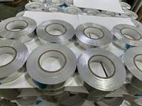 Ruban adhésif en aluminium argenté activé par l'eau avec adhésif acrylique, résistant aux hautes températures, facile à déchirer, ruban de réparation