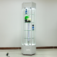Vitrines de magasin de bijoux de luxe en verre de conception de mode avec des lumières LED vitrine d'affichage de montre de parfum