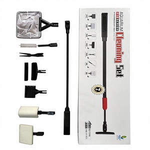 <span class=keywords><strong>Set</strong></span> Alat Pembersih Akuarium Jeneca 7-in-1 yang Dapat Diganti, Tongkat Plastik Non-retractable, Kotak Ramah Lingkungan untuk Akuarium Dalam dan Luar Ruangan - Product Image 4