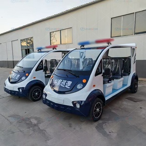 Voiture électrique de patrouille personnalisable par le fabricant, 3 rangées, couleur bleu et blanc, voiture électrique de patrouille - Product Image 2