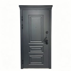 Puerta Blindada de Acero con Diseño Turco, Resistente a Impactos, con Acabado Delgado y Minimalista, Marco de Acero Sólido, Puerta Principal <span class=keywords><strong>para</strong></span> Uso Doméstico - Product Image 6