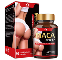 Gummies Maca Plus Marque Blanche : Complément Masticable Haute Puissance pour l'Amélioration Extrême des Courbes des Hanches et des Fesses, Maca Noire Aguaje 15:1