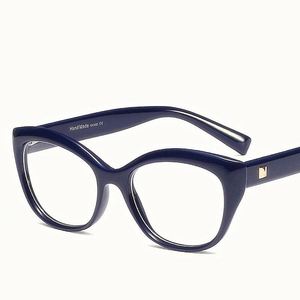 Gafas de lectura para mujer, estilo ojo de gato, con lentes transparentes, clásicas, retro, de alta calidad, UV400, ópticas, 2020 - Product Image 4