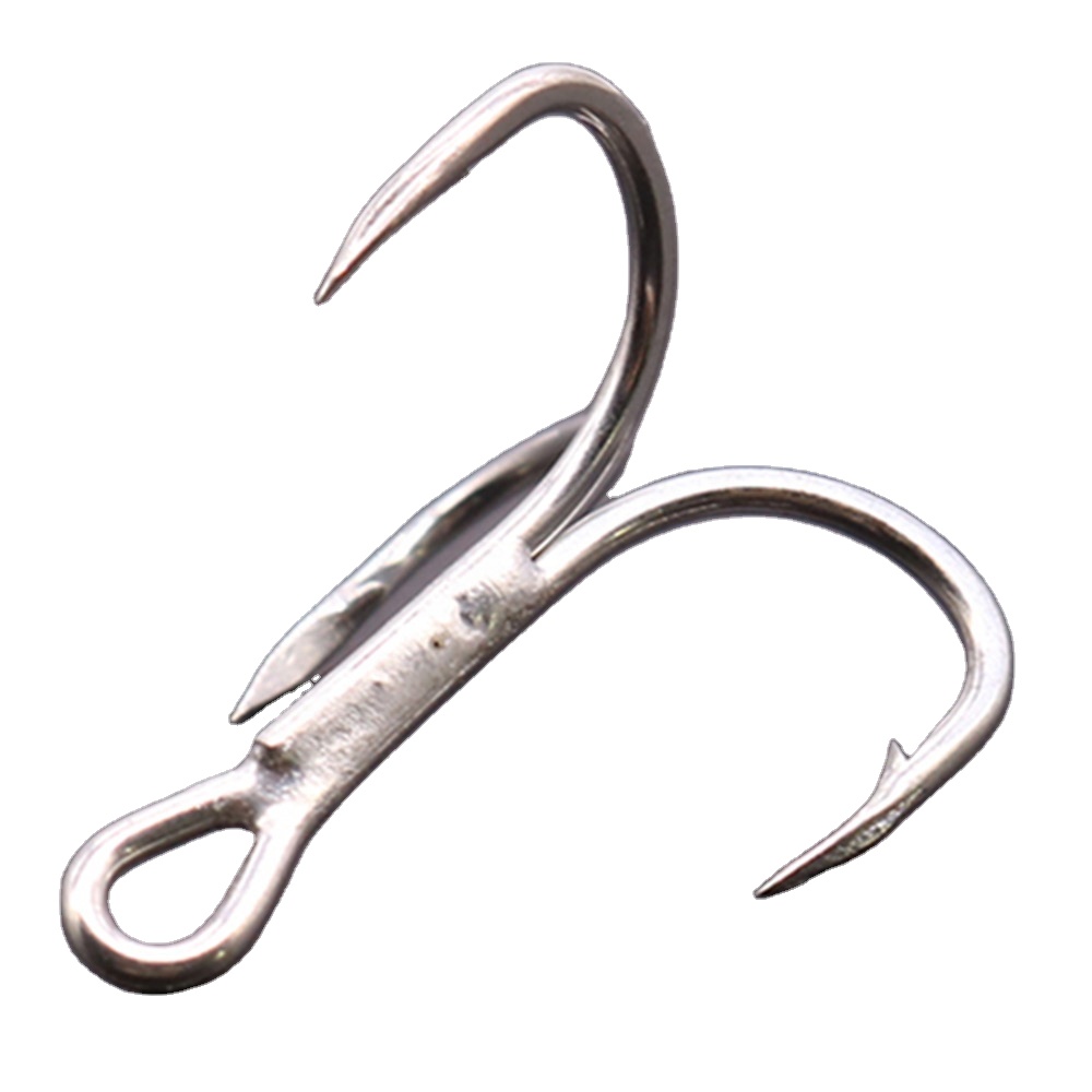 CASTFUN 2 #4 #6 #8 #10 # Jig Móc Câu Cá Hỗ Trợ Móc Thép Carbon Cao Treble Hooks