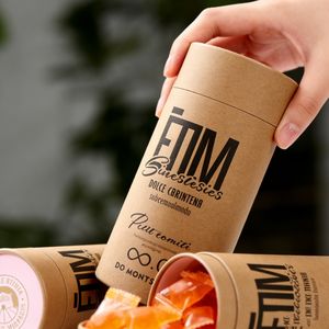 Tube Cylindrique en Carton Kraft Écologique en Gros, Boîte Ronde en Papier Kraft Brun Recyclable pour Aliments et Cadeaux - Product Image 6