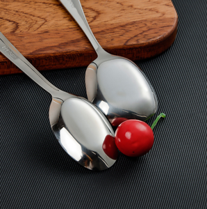 Cucharas Cuadradas de Acero Inoxidable DFS01 S M L para Niños, Cucharas para Servir Comida en Casa, Cucharas para Sopa con Cabeza Cuadrada y Logotipo Personalizado - Product Image 6