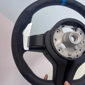 Volant en cuir automobile de style sport pour BMW Série <span class=keywords><strong>3</strong></span> Série 5 F30 F20 E90 E91 E92 E93 X5 X6 F10 - Product Image 4