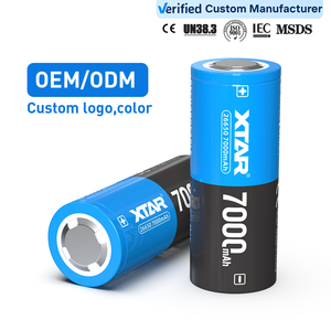 Baterías Recargables de Litio XTAR 26650 de Alta Capacidad, 7000mAh, 3.6V, con Certificación CE IEC MSDS UN38.3 para <span class=keywords><strong>Linterna</strong></span> - Product Image 1