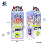 Machine à pièces personnalisable pour attraper les peluches colorées, service OEM, vente en gros d'usine