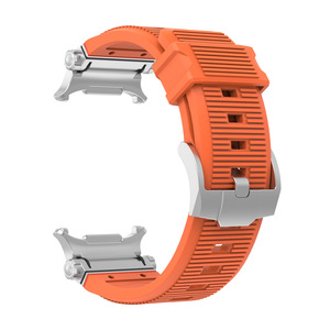 Bracelet en silicone à libération rapide Upro pour Samsung Galaxy Watch Ultra 47 mm, bracelet sport robuste Mecha Explorer, connecteur métallique sans espaces - Product Image 2