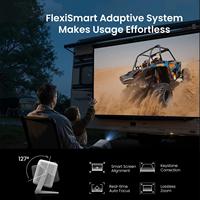 Projecteur DLP triple laser 4K JMGO N1S, 1700 lumens, portable, intelligent, haut-parleurs intégrés, 32 Go de ROM, Google TV, Netflix, home cinéma